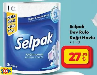 SELPAK DEV RULO KAĞIT HAVLU SELPAK DEV RULO KAĞIT HAVLU